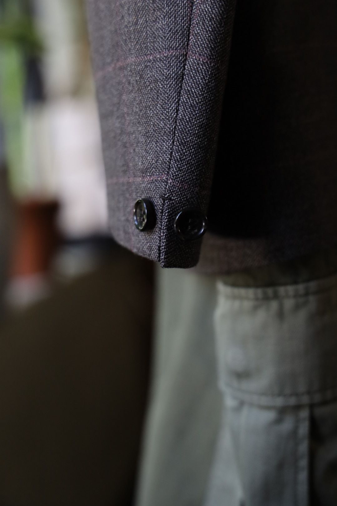 JUNYA WATANABE MAN - ジュンヤワタナベマン24AW ウールチェック JUNYA WATANABE MAN - ジュンヤワタナベマン24AW ウールチェック
