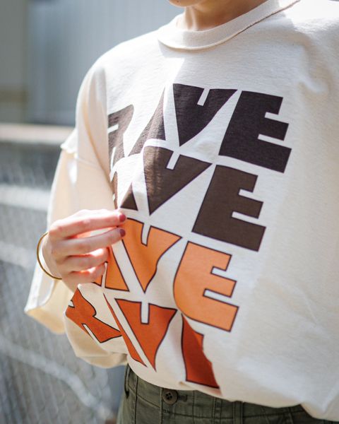 is-ness music 新作RAVE T-SHIRT style.2025.5.1