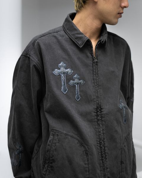 TALKING ABOUT THE ABSTRACTION CROSS JACKET  JKT MARKスタイル