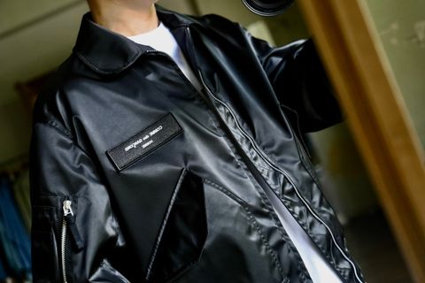 COMME des GARCONS HOMMEナイロンツイルミリタリージャケットスタイル.2024.8.3.