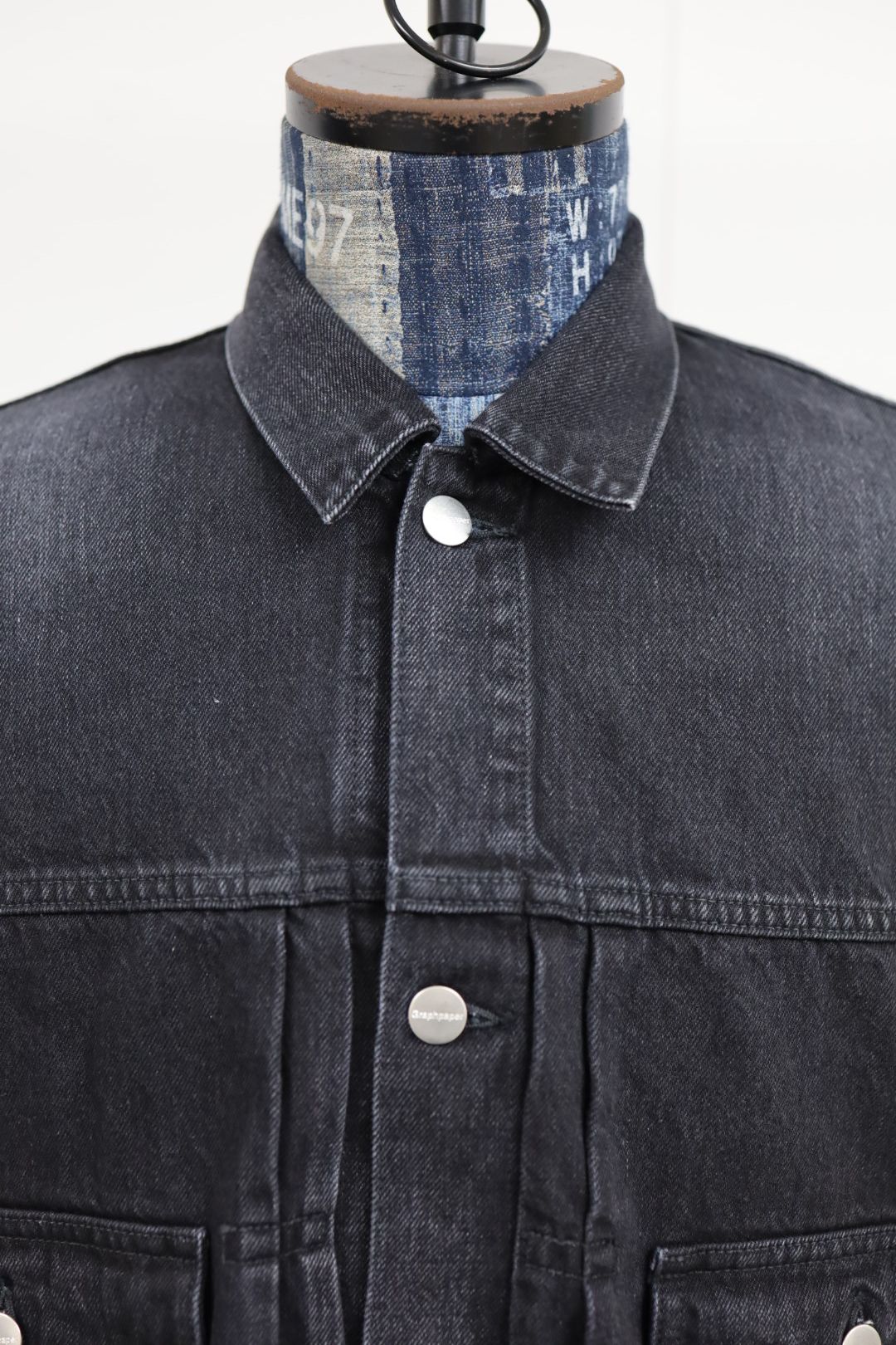 グラフペーパー Selvage Denim Jacket(GU261-20054DB)BLACK_DARK FADE★1月24日(土)発売！