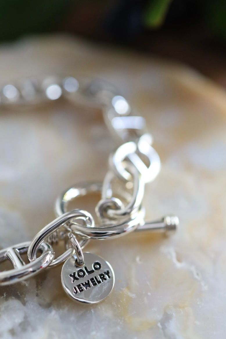 XOLO JEWELRY ショロジュエリー / Anchor Link Bracelet-10mm-(XOB102)SILVER925☆11月15日(土)再入荷！