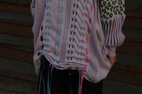 KIDILL×rurumu Drawcord Knit Pullover(KL495) style 2021.02.28.