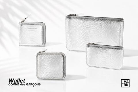 Wallet COMME des GARÇONS 新型"SNAKE TRANSPARENT(スネイク トランスパレント)"シリーズ⭐︎2026年12月再入荷決定！