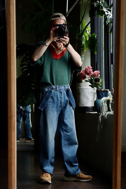 A.PRESSE No.2 Washed Denim Pantsスタイル36