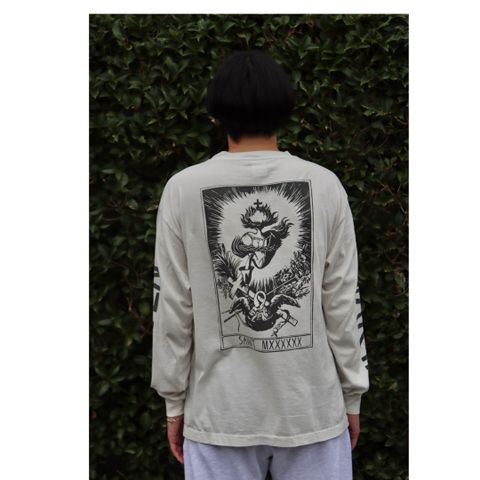 ©SAINT M×××××× LS TEE_W.I.H(SM-A21-0000-021)WHITE style