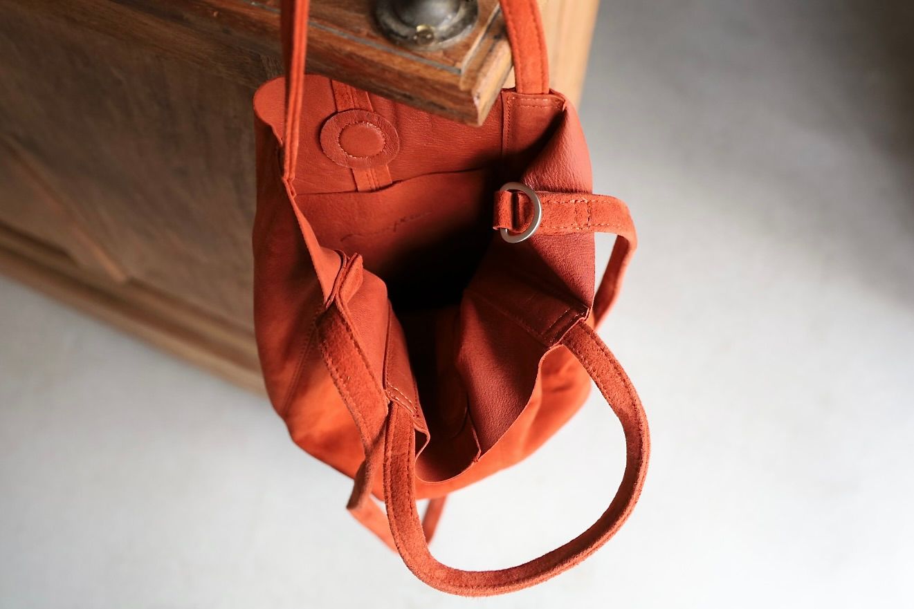 Morphee / モルフェトートバッグ 2WAY SMALL TOTE(SHORT) SUEDE[TERACCOTTA]☆新作発売！