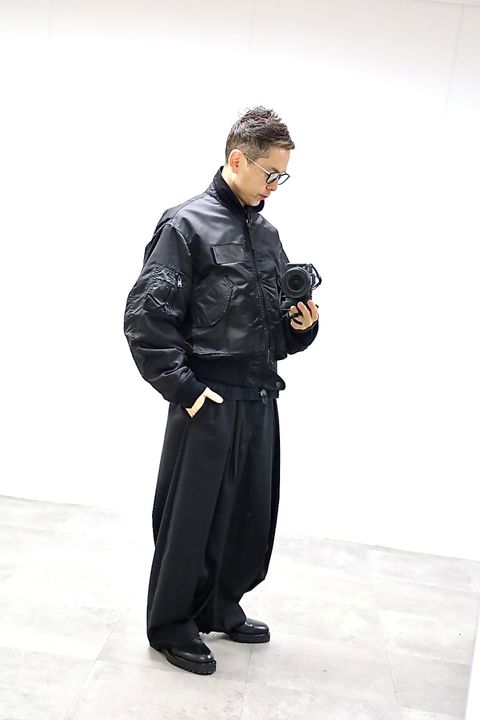 YOKE ヨーク26SS Connected Military Blouson CWU*L-2B"BLACK"スタイル