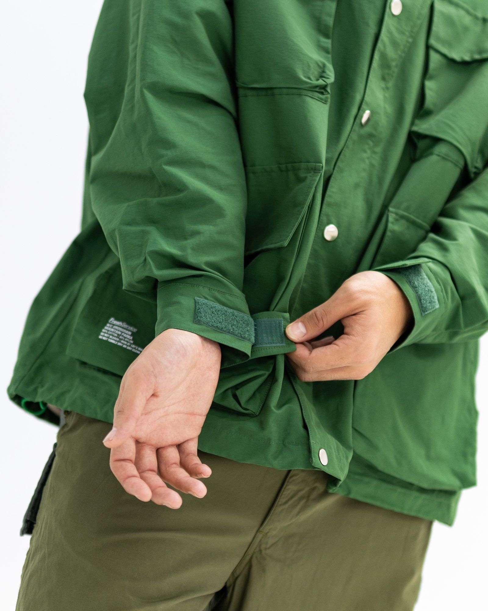 フレッシュサービス N/C GROSGRAIN MOUNTAIN PARKA (FSC253-20171)GREEN