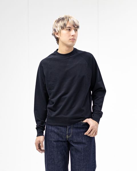 marka 26SS RAGLAN CREW NECK (M26A08CS02C)BLACK☆新作発売！