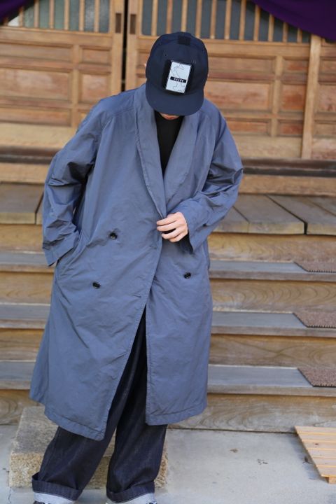 Graphpaper Garment Dyed Shop Coat"D.GRAY"Style.2020.8.16.
