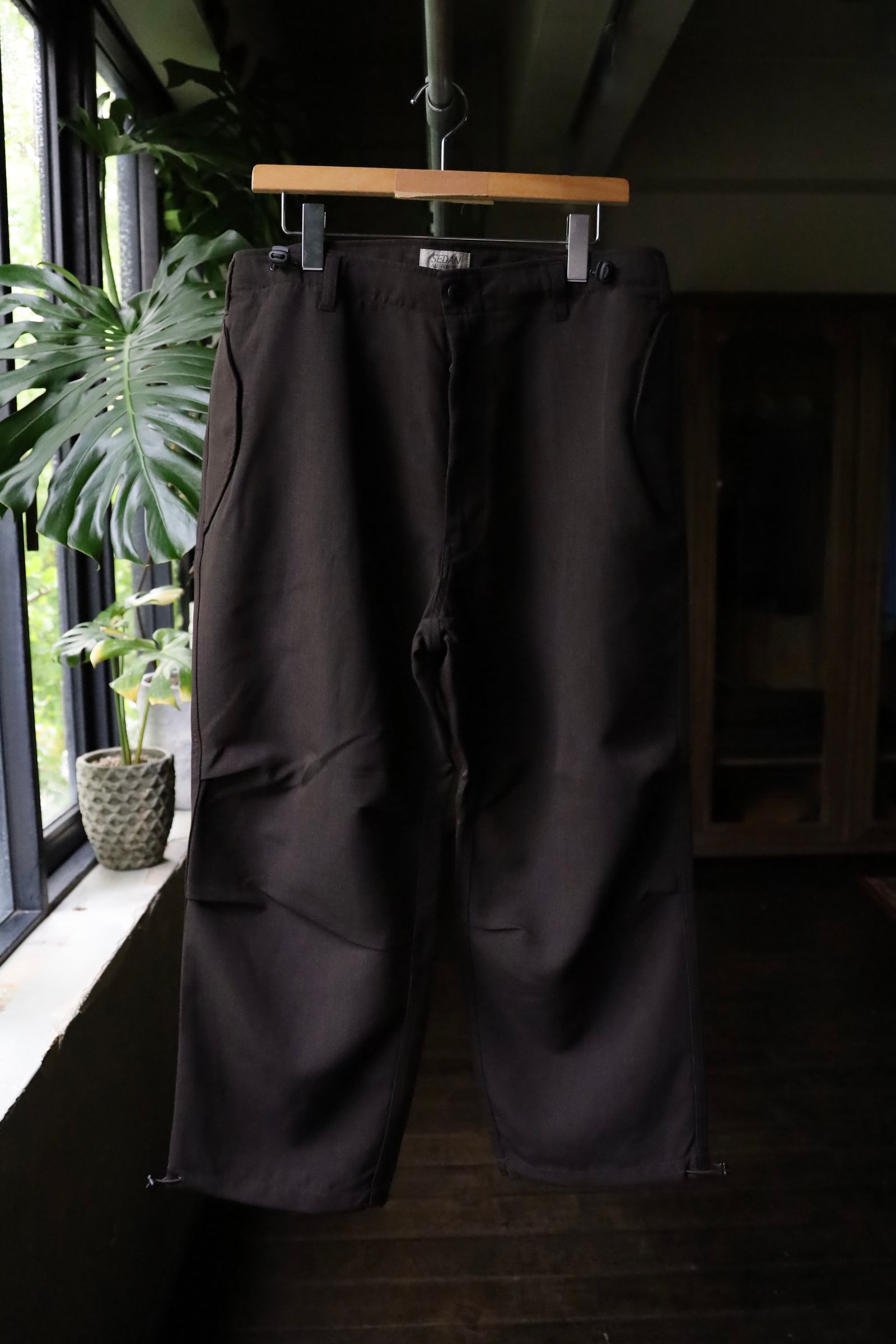 セダンオールパーパス FW24 Tech Wool Over Pant(SD24F-PT03) Chocolate
