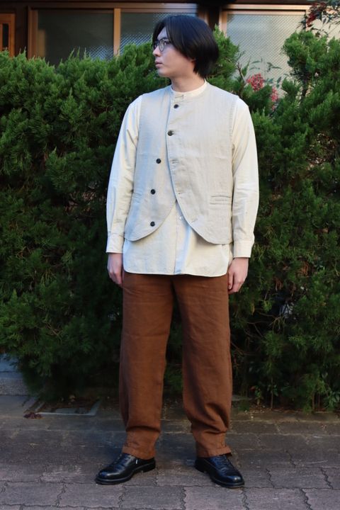 Ets.MATERIAUX M38 Motor cycle coat"BROWN"style.