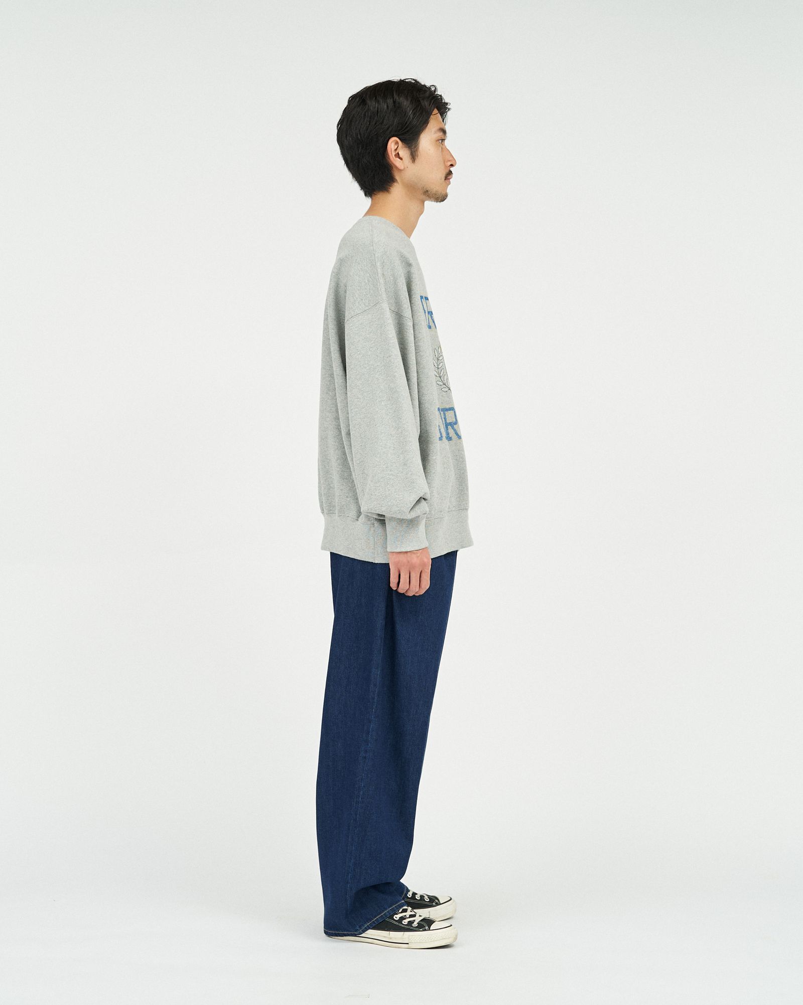 フレッシュサービス LIGHT OZ CREW NECK SWEAT "COLLEGE"(FSC253-70017)H.GRAY★8月16日(土)発売！