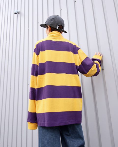 TapWater 新作Wide Border Turtle L/S Tee style.2023.10.18