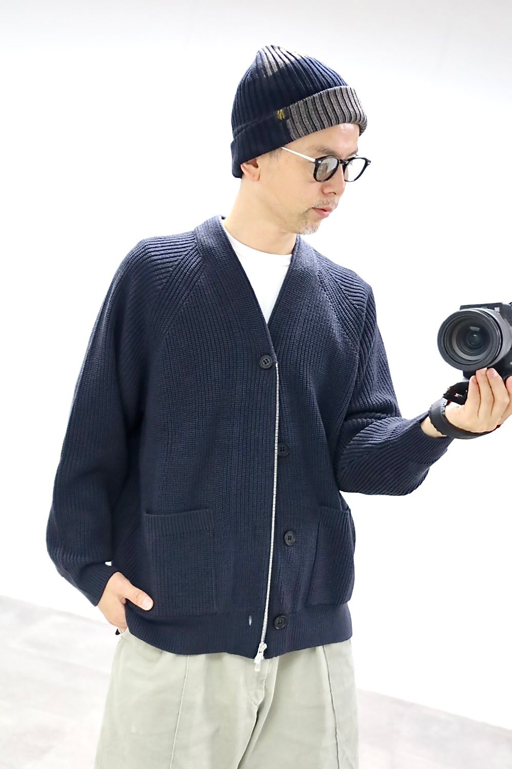 COMME des GARCONS HOMME 26FW BATONER ZIPカーディガンスタイル