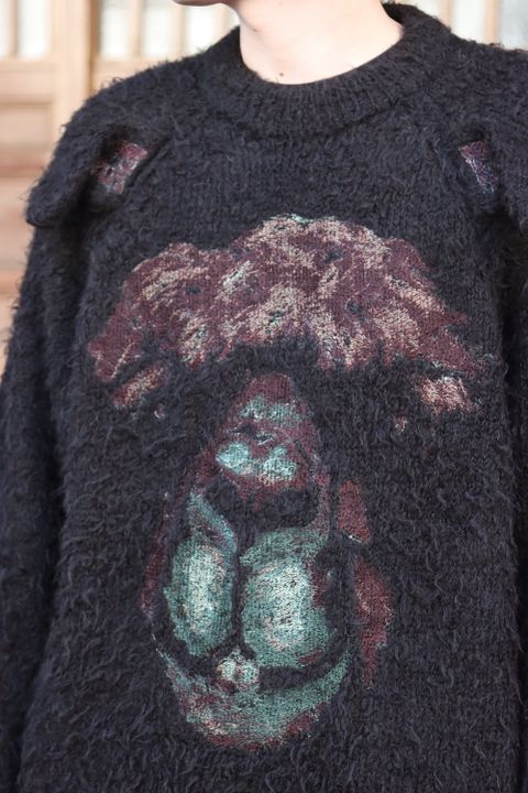 doublet ANIMAL EMBROIDERY PULLOVER(21AW33KN55) style.2021.10.3