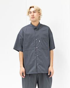 グラフペーパー 26SS Solotex Twill S/S Oversized Box Shirt(GM261-50159B)GRAY☆3月20日(金)発売！
