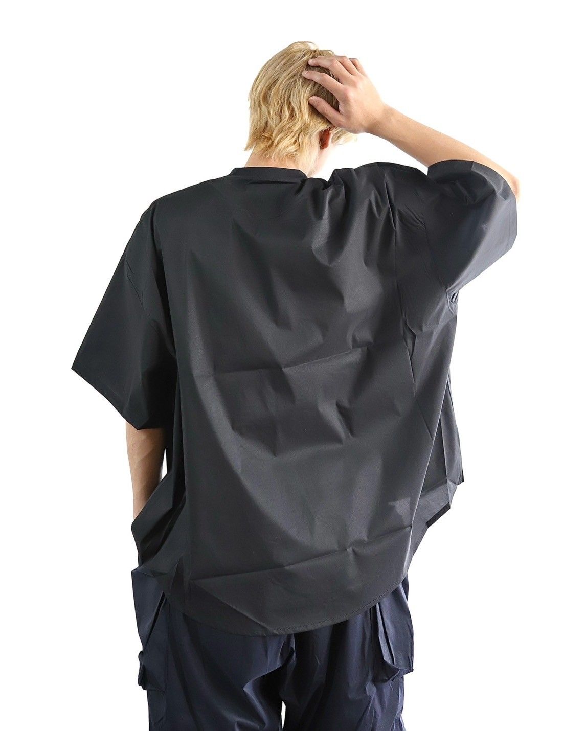 S.F.C 24SS エスエフシー BIG NYLON ROUND SS TEE (SFCSS24S06)Black