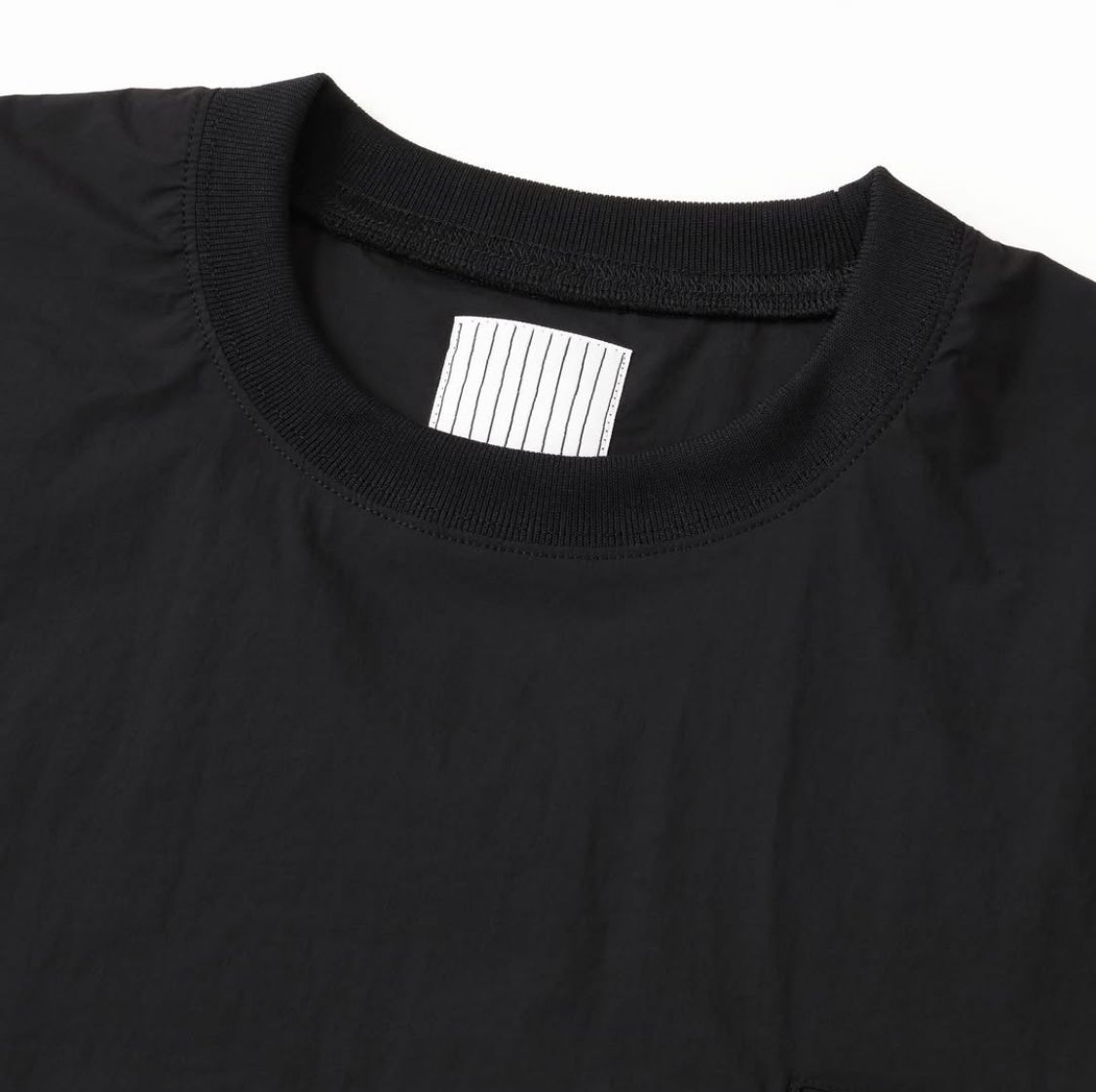S.F.C 25SS エスエフシー TECH POCKET NYLON LS TEE(SFCSS25S06)Black