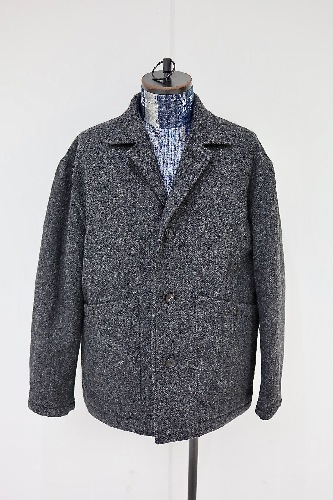 コムデギャルソンオム25FW ウールツイードヘリンボーンジャケット(HP-J025-051)BLACK☆11月1日(土)発売！