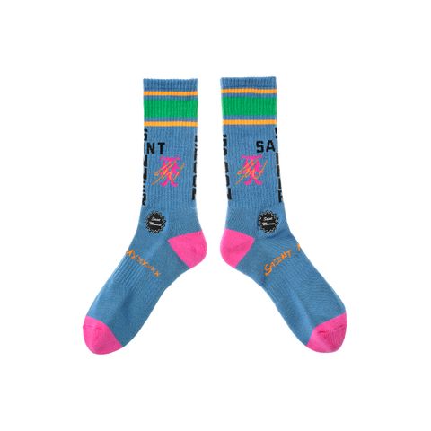 セントマイケル 26SS SW SOCKS/SAINT SW(SM-MK8-0000-C14)BLUE☆3月7日(土)発売！