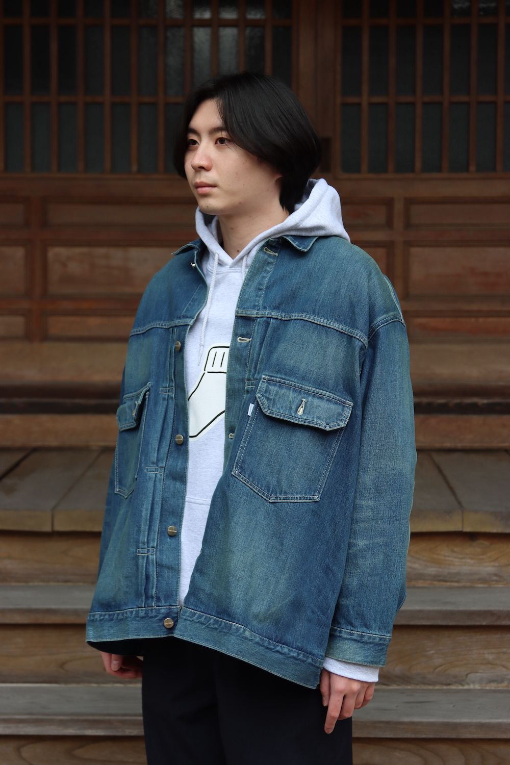 Graphpaper Selvage Denim Jacket(GU221-30025B) style.2022.1.30