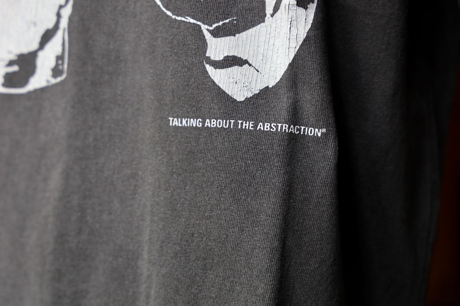 トーキングアバウト ジ アブストラクション 25AW USED PROCESSING TEE(2526AW-T-001F)BLACK☆新作発売！