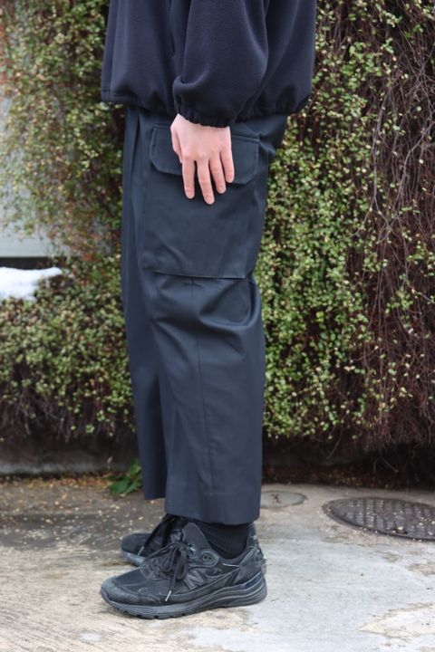 blurhms Drill Chambray Super Wide 6P Slacks style.2023.1.27