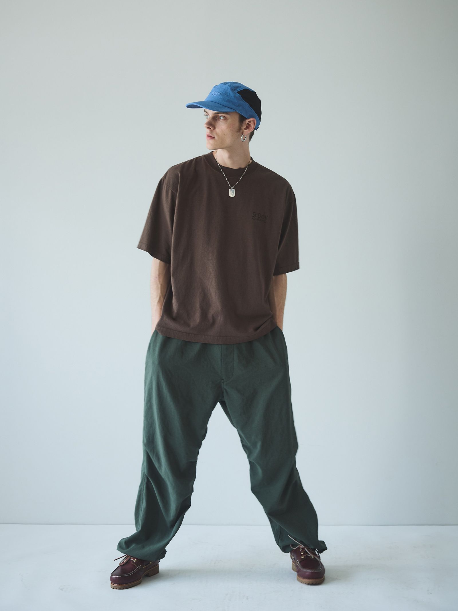 セダンオールパーパス SS24 Garment Dyed S/S Tee(SD24S-CT06)Brown