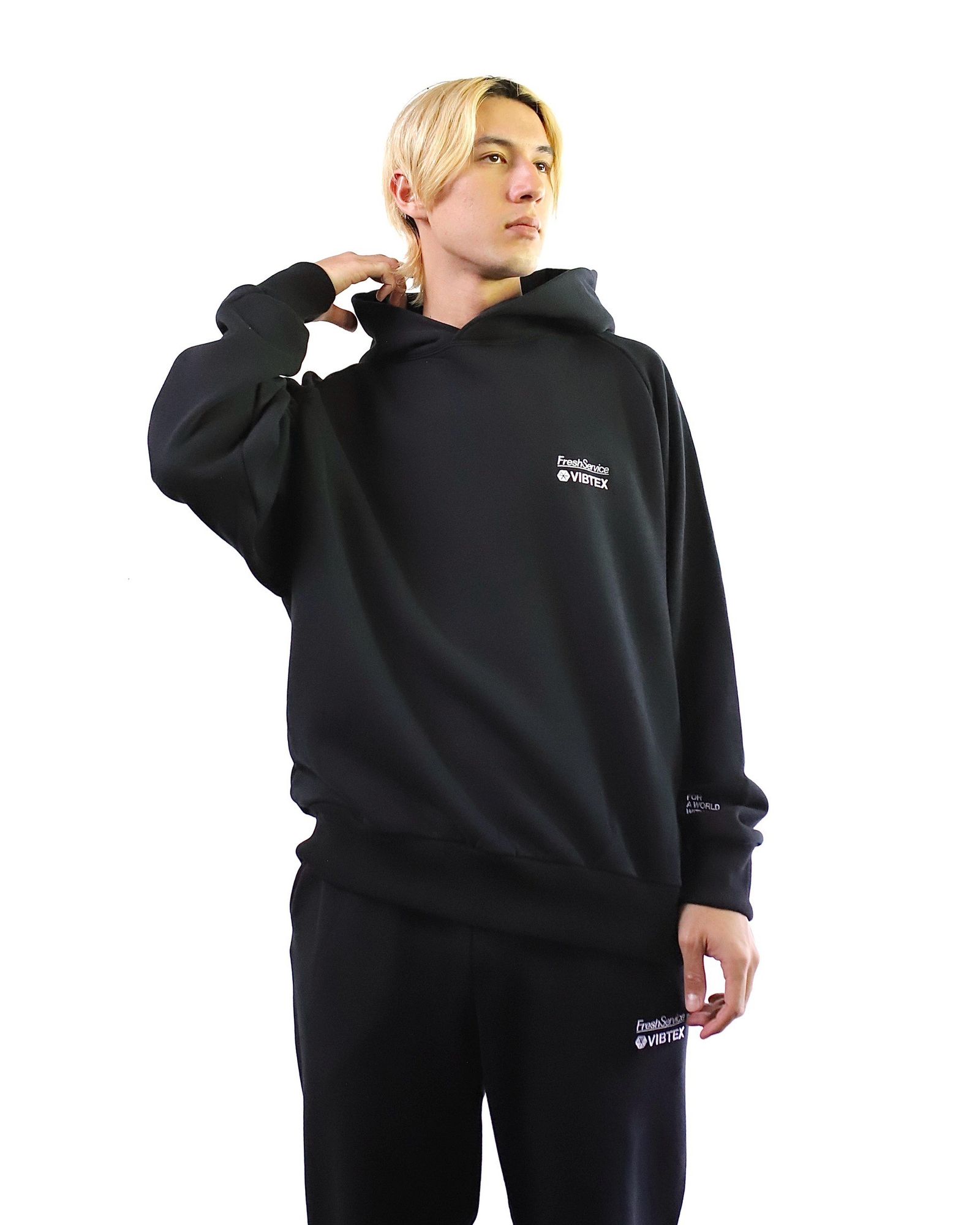 FreshService - フレッシュサービス VIBTEX for FreshService SWEAT PULL  HOODIE(FSC-70211B)BLACK☆5月26日(日)再入荷しました！ | mark