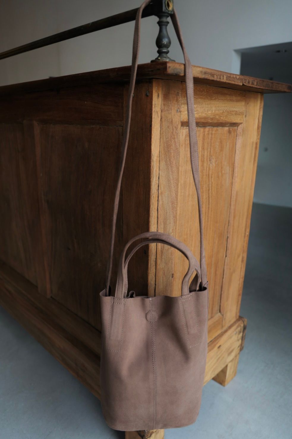 Morphee / モルフェトートバッグ 2WAY SMALL TOTE(SHORT) SUEDE[ELEPHANT]☆新作発売！