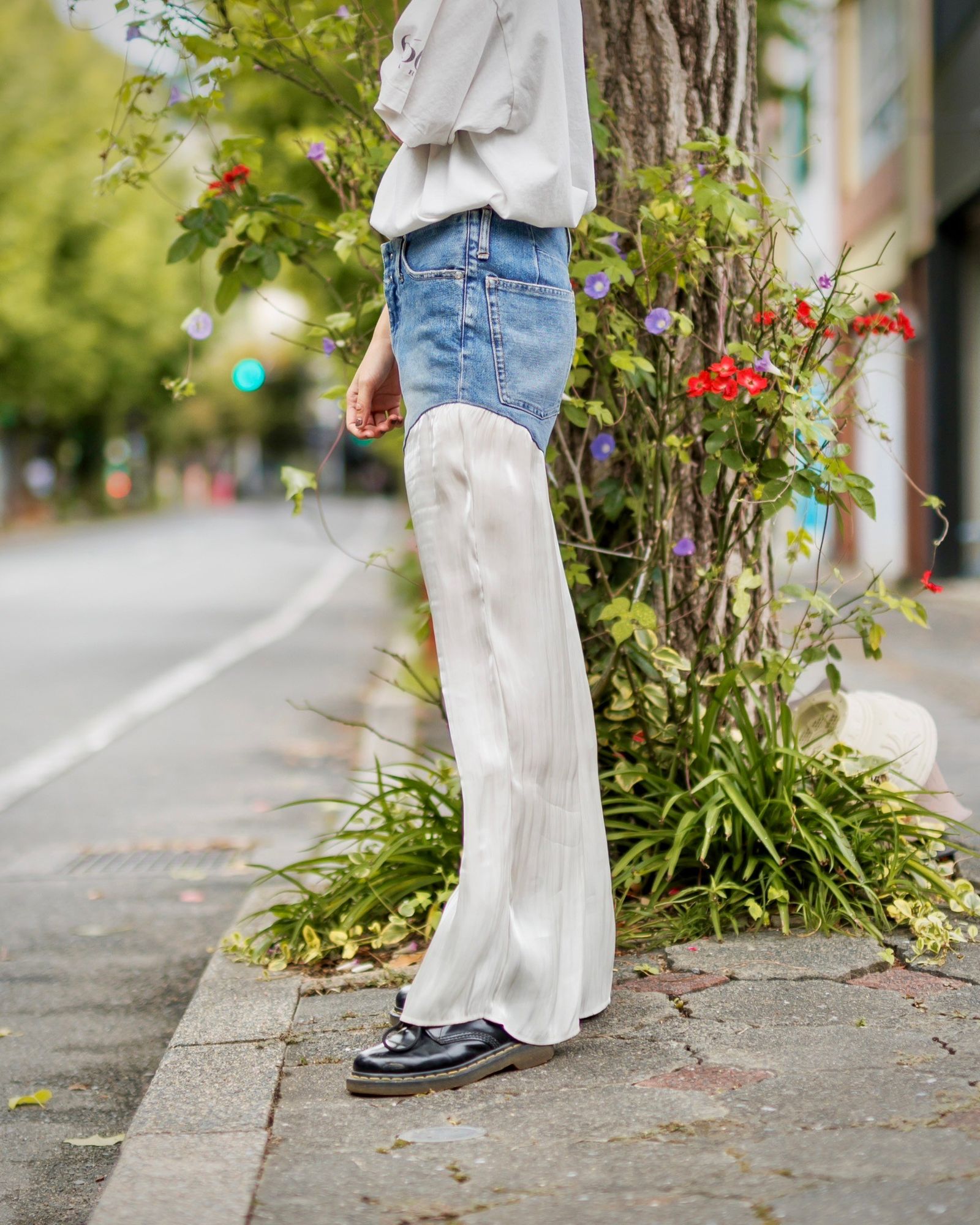 TANAKA 24FW 新作JEAN FLARE PANTS style.2024.10.12