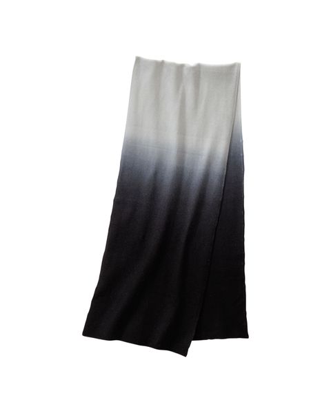 グラフペーパー 25AW Gradient Dyed Wool Knit Scarf(GU253-90494)BLACK☆9月27日(土)発売！