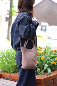 Morphee / モルフェトートバッグ【SHORT】2WAY SMALL TOTE OIL SUEDE(SS-OEP) ELEPHANT☆再入荷しました！