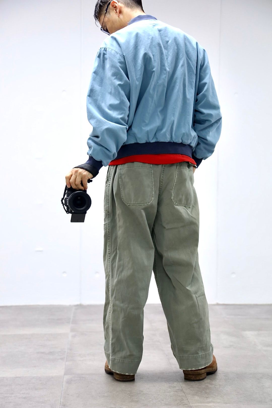 アプレッセ 2026 STYLE1 Vintage Silk Cotton Test Pilot Model Jacket(26SAP-01-25)BLUE☆12月13日(土)発売！