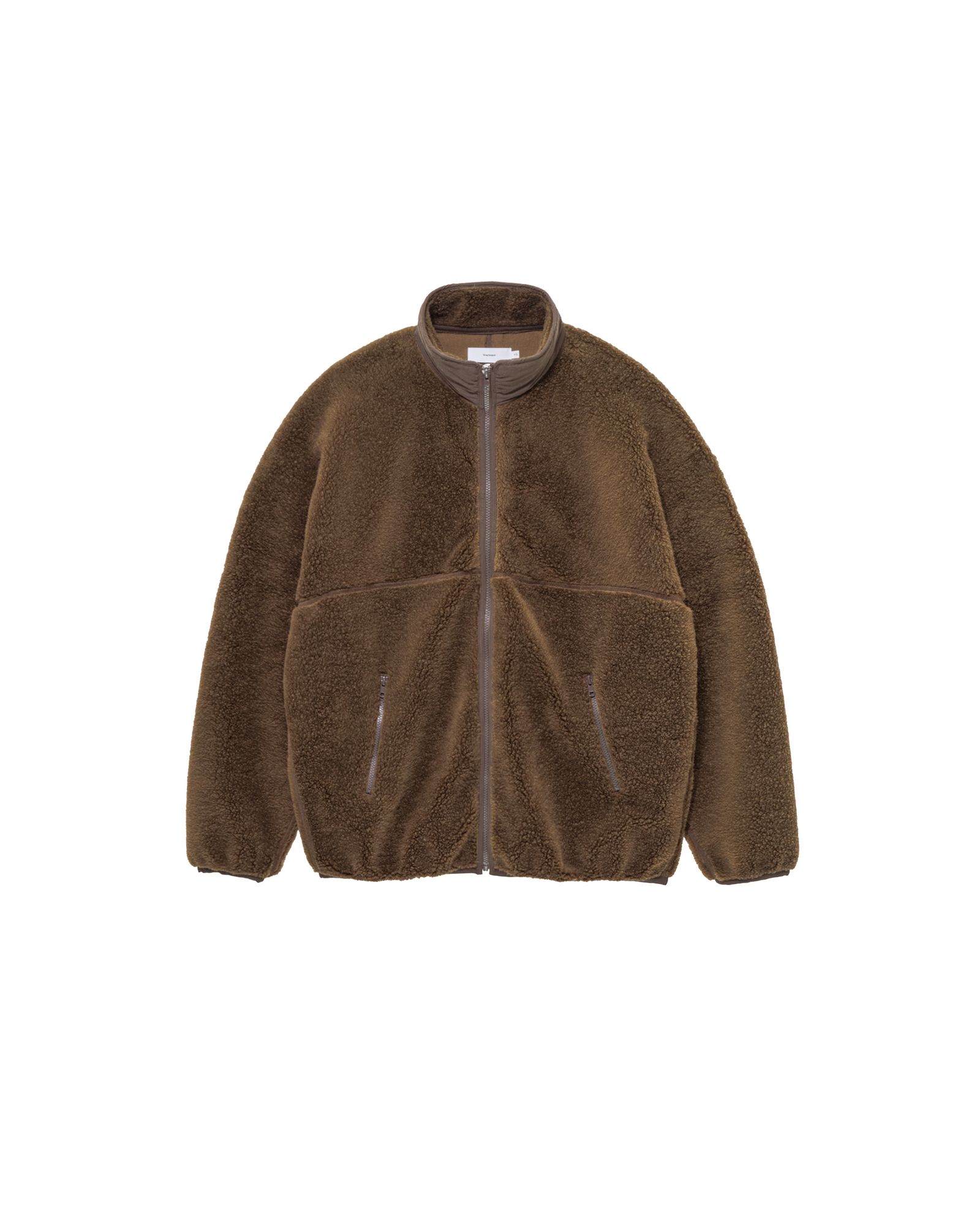 グラフペーパー Wool Boa Zip-Up Blouson(GU263-30340)BROWN☆10月17日(土)発売！