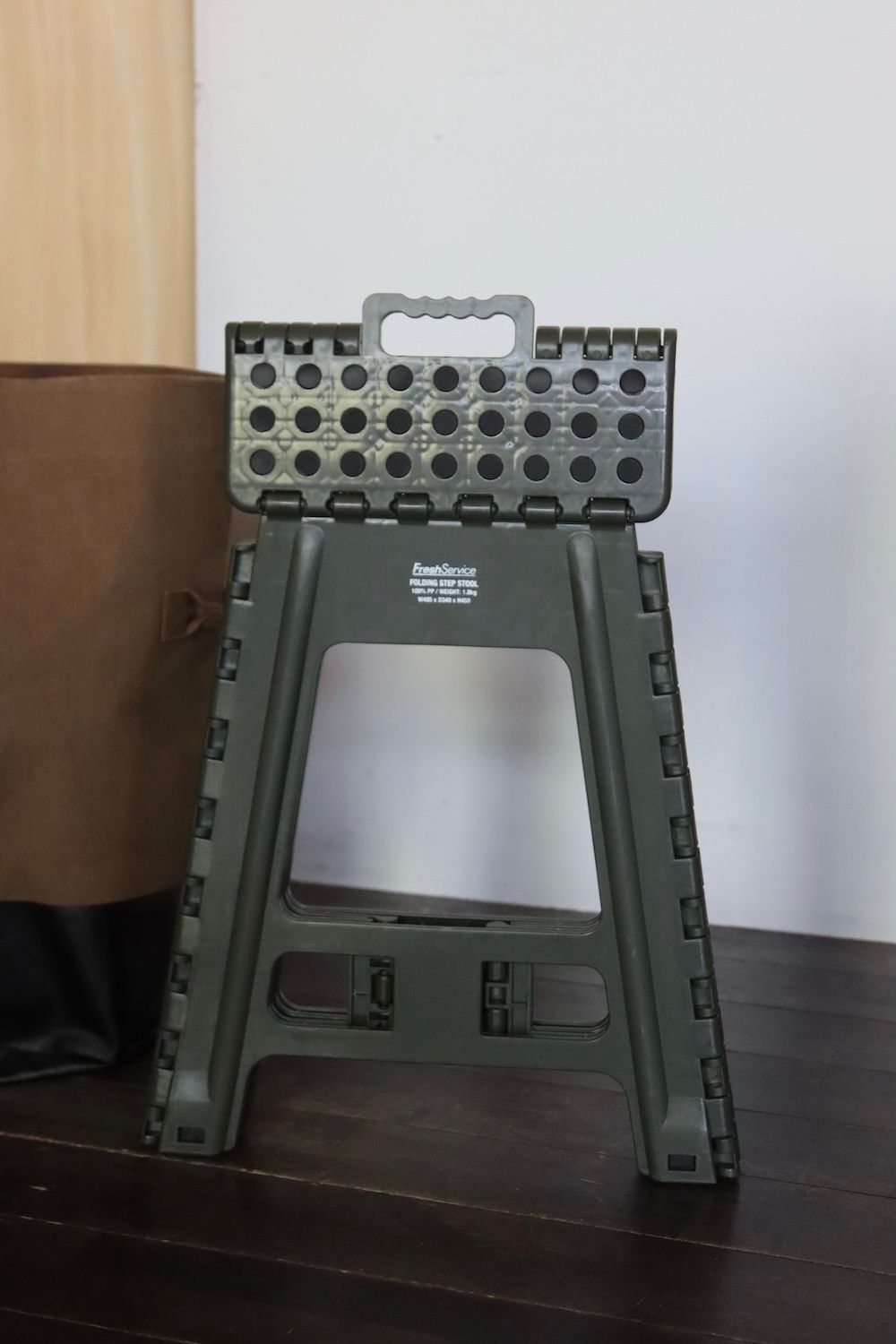 フレッシュサービス FOLDING STEP STOOL(FSP243-99070B)KHAKI