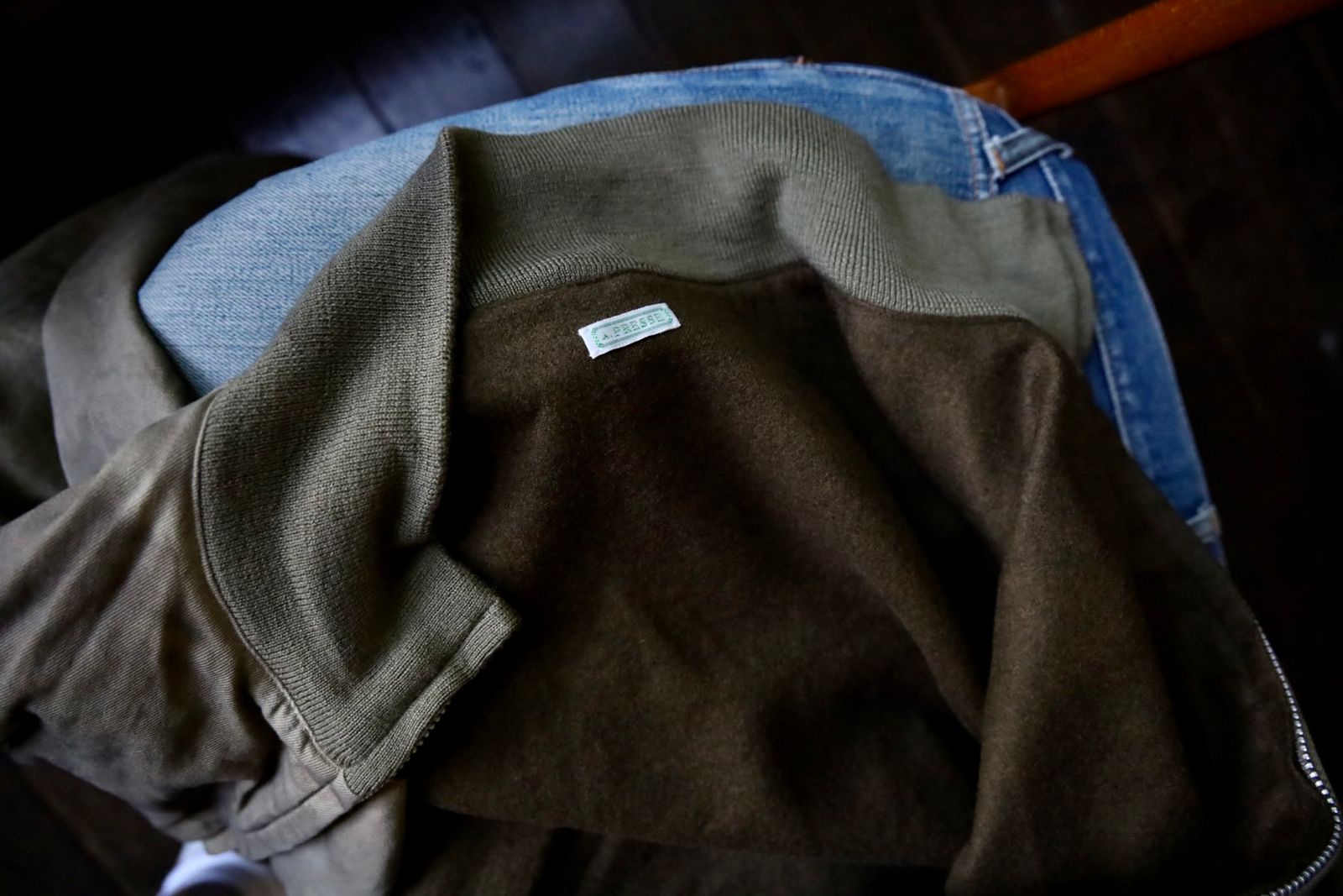 アプレッセ Vintage Tankers Jacket (24AAP-01-38H)OLIVE☆8月24日(土)発売！