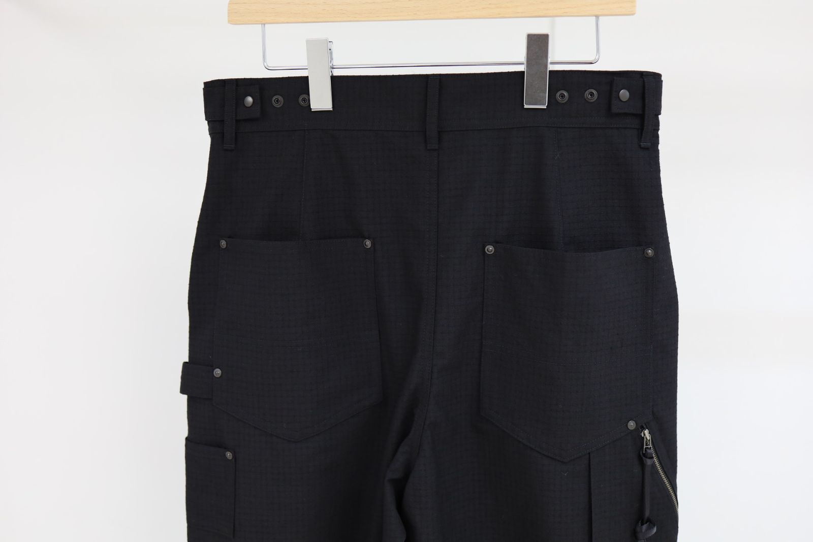 プロダクトトゥエルブ SS26 High Count Wool Ripstop Pants(26SS-PPT04)BLACK