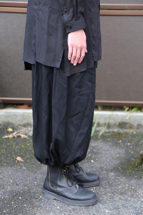 Yohji Yamamoto pour Homme 2020AW G-重ねスリットシャツテンセルローン(HR-B31-212 style.2020.9.9.