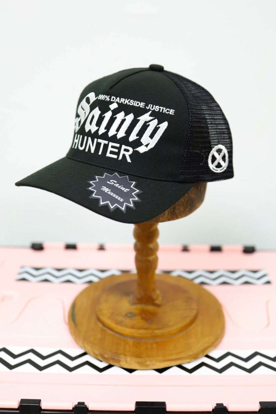 セントマイケル 26SS  SAINTY HUNTER BH_MESH CAP(SM-MK8-0000-C37)BLACK☆4月29日(水)発売！