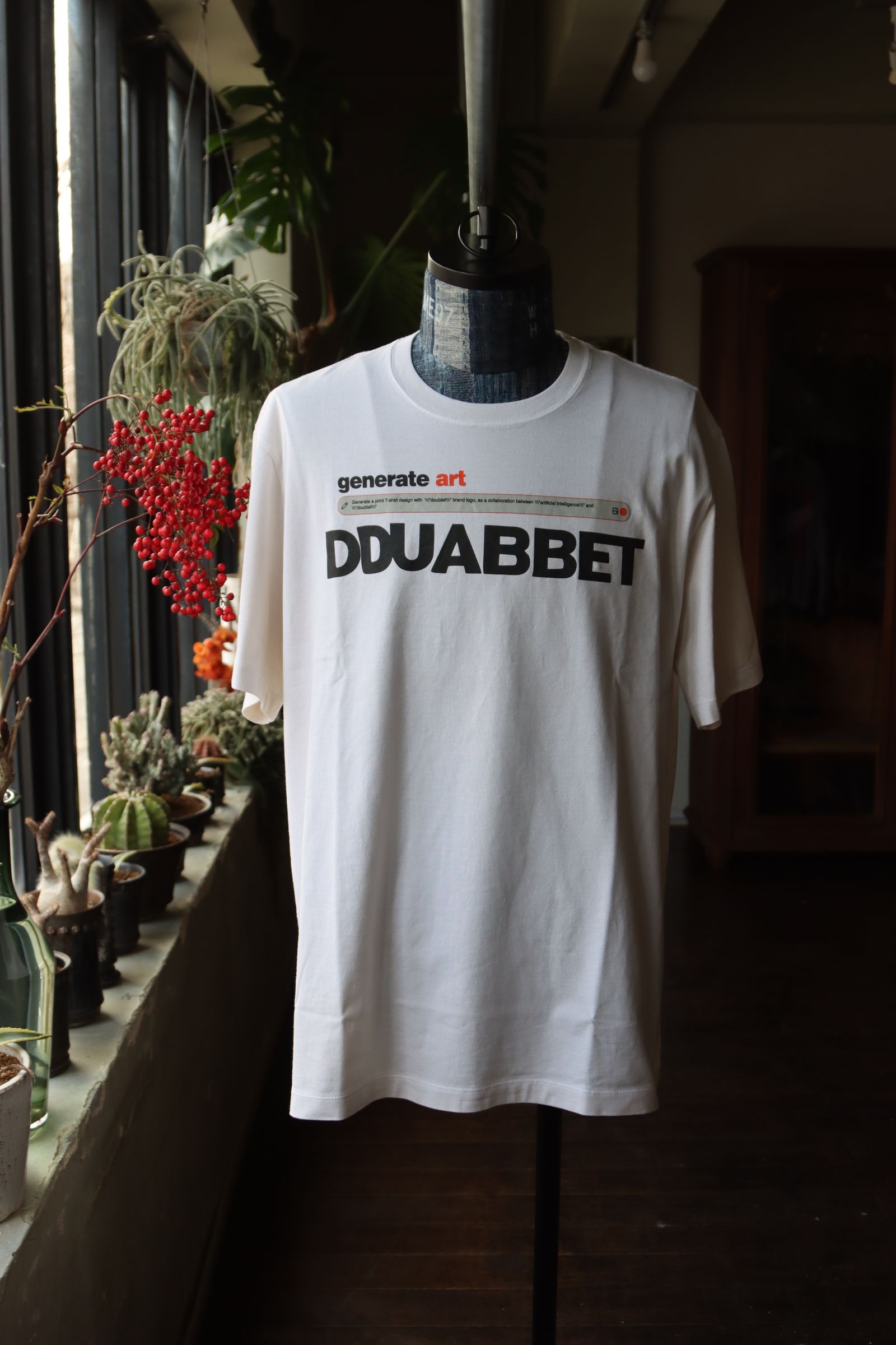 doublet - ダブレット 24SS SEE-THROUGH PRINT LONG SLEEVE T-SHIRT 