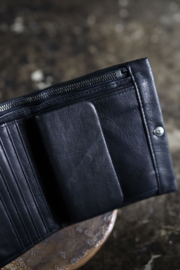 Yohji Yamamoto  ホースレザー二つ折り財布(HW-A04-760-1A26)BLACK☆7月8日(水)発売！