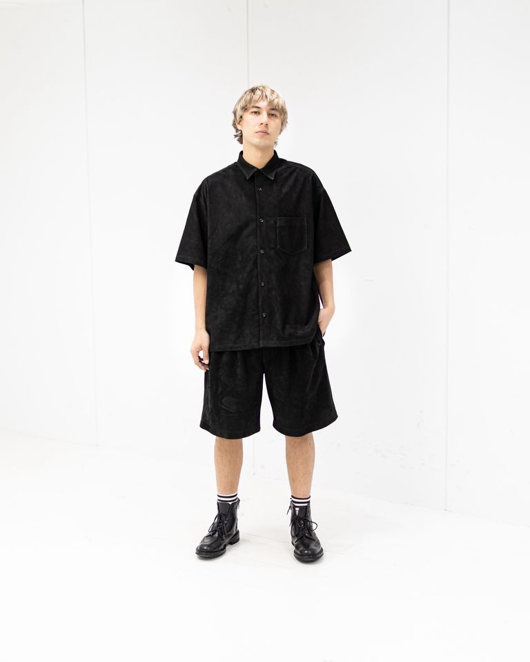 Graphpaper Cow Nubuck Leather S/S Oversized Regular Collar Shirt 2月28日(土)新作発売！