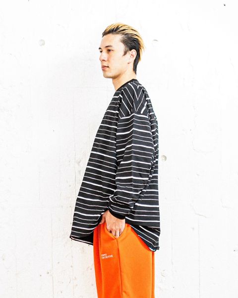S.F.C SUPER BIG MIX SIDE STRIPES LS TEE   2月15日(土)新作発売！