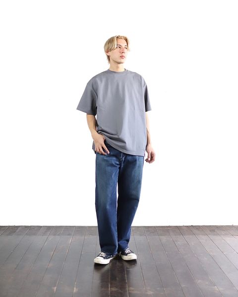 グラフペーパー24SS Heavy Weight S/S Oversized Tee (GRAY)style 2024.3.15