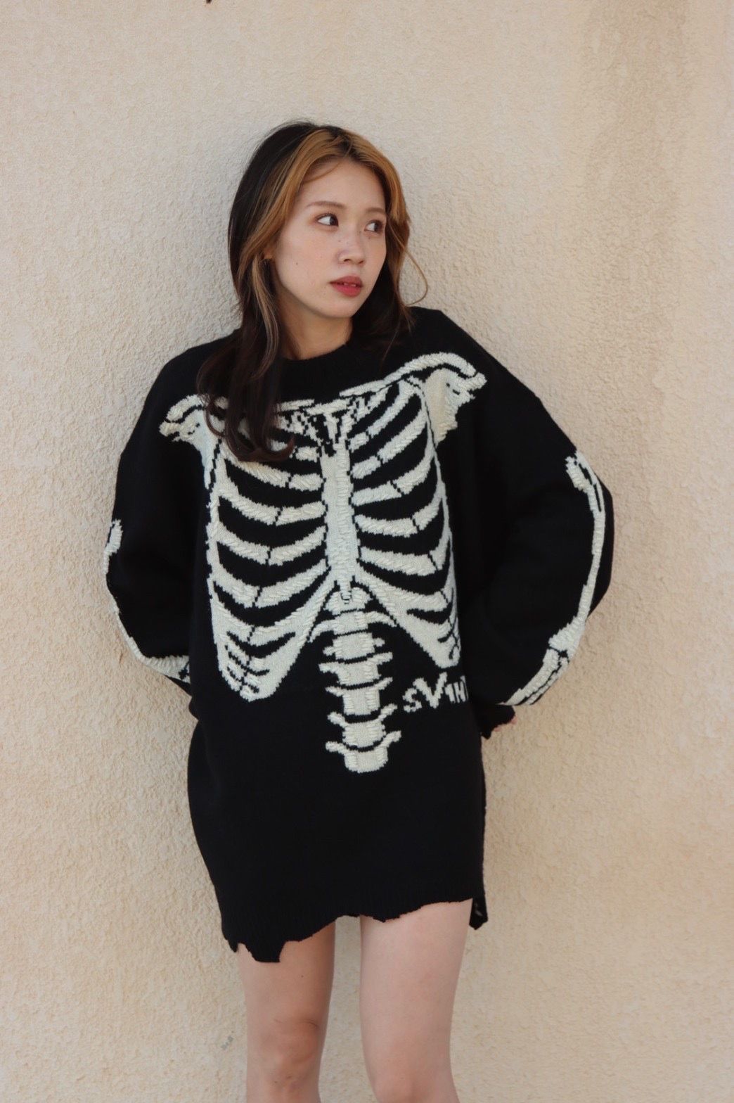 安心の定価販売】 蓮様の専用セントマイケルxVLONE BONE ボーン ニット