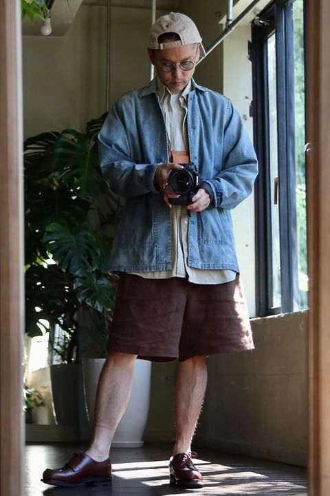 アプレッセ22FW US NAVY Denim Jacket"INDIGO"スタイル
