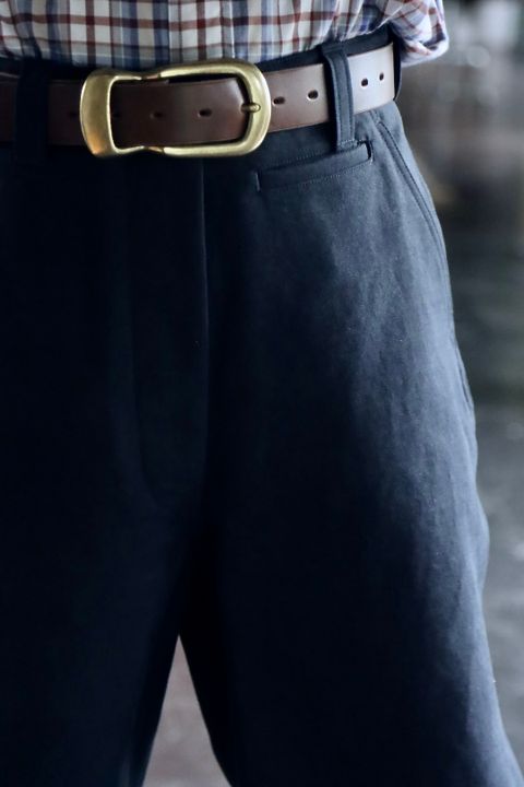 アプレッセ22FW Motorcycle Trousers"NAVY"スタイル